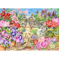 Holdson - Cottage Cuties - Summer Splendor Large Piece Puzzle 500pc