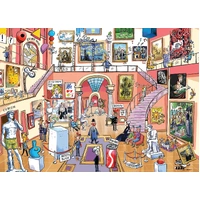 Cobble Hill - DoodleTown: Museum Mischief Puzzle 1000pc