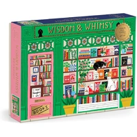 Galison - Wisdom and Whimsy Bookshop Foil Puzzle 1000pc