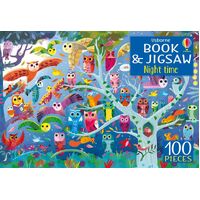 Usborne - Book and Jigsaw - Night Time 100pc