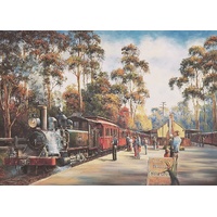 Blue Opal - John Bradley Arrival of Puffing Billy Puzzle 1000pc