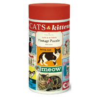 Cavallini - Vintage Cats & Kittens Puzzle 1000pc