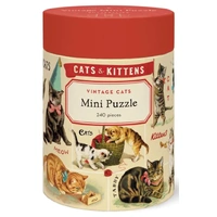 Cavallini - Vintage Cats Mini Puzzle 240pc