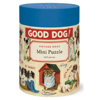 Cavallini - Dogs Mini Puzzle 240pc