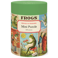 Cavallini - Frogs & Friends Mini Puzzle 240pc