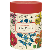 Cavallini - A Year in Flowers Mini Puzzle 240pc