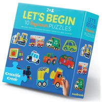 Crocodile Creek - Vehicles Let's Begin Puzzle 2pc