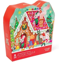 Crocodile Creek - Gingerbread House Floor Puzzle 36pc