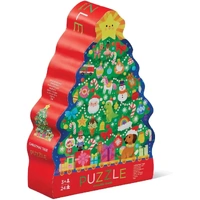 Crocodile Creek - Christmas Tree Floor Puzzle 24pc