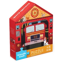 Crocodile Creek - Fire Station Puzzle 50pc