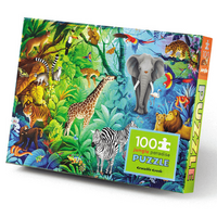 Crocodile Creek - Jungle Paradise Holographic Puzzle 100pc
