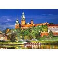 Castorland - Wawel Castle By Night, Poland Puzzle 1000pc