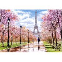 Castorland - Romantic Walk In Paris Puzzle 1000pc
