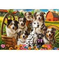 Castorland - Happy Dogs In The Countryside Puzzle 1000pc