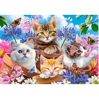 Castorland - Kittens with Flowers Puzzle 500pc