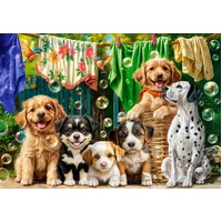 Castorland - Puppies, Laundry And Bird Antics Puzzle 500pc