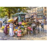 Cherry Pazzi - Blumenmarkt Puzzle 1000pc