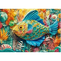 Cherry Pazzi - Quilled Fish Puzzle 1000pc