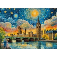 Cherry Pazzi - Impressionist Sky over London Puzzle 1000pc