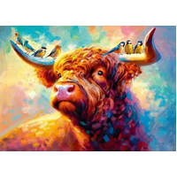 Cherry Pazzi - Moo-sic in the Air Puzzle 1000pc
