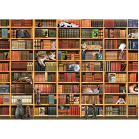 Cobble Hill - The Cat Library Puzzle 1000pc
