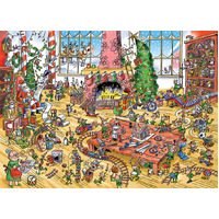Cobble Hill - Doodletown Elves At Work Puzzle 1000pc
