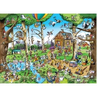 Cobble Hill - Doodletown Birdwatcher's Paradise Puzzle 1000pc