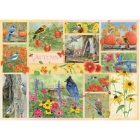 Cobble Hill - Garden Birds In Autumn Puzzle 500pc
