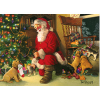 Cobble Hill - Santa's Lucky Stocking Family Puzzle 350pc