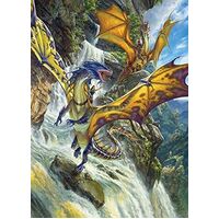 Cobble Hill - Waterfall Dragons Puzzle 1000pc