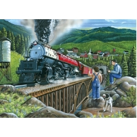 Cobble Hill - Steaming Out of Town Large Piece Puzzle 275pc
