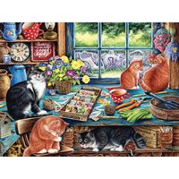Cobble Hill - Cats Retreat Large Piece Puzzle 275pc
