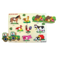 Fun Factory - Farm Peg Puzzle 9pc