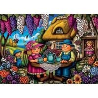 Delfy - Family Garden Joy Puzzle 1000pc