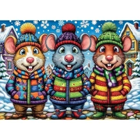 Delfy - Mice In Mittens Puzzle 1000pc