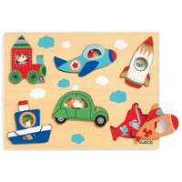Djeco - Coucou-vroum Wooden Puzzle (DAMAGED BOX)