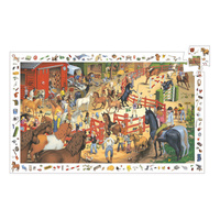Djeco - Horse Riding Observation Puzzle 200pcs