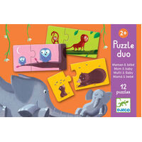 Djeco - Duo Puzzle Mum & Baby