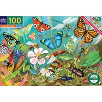 eeBoo - Love of Bugs Puzzle 100pc (DAMAGED BOX)