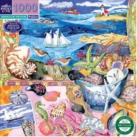 eeBoo - Seashell Shore Puzzle 1000pc