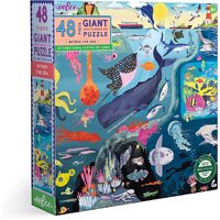 eeBoo - Within the Sea Giant Puzzle 48pc