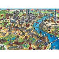 Educa - London Map Puzzle 500pc
