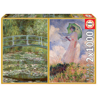 Educa - Claude Monet Puzzle 2 x 1000pc