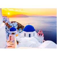 Enjoy - Sunrise over Santorini, Greece Puzzle 1000pc
