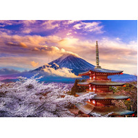 Enjoy - Fuji Mountain in Spring, Japan Puzzle 1000pc