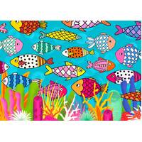 Enjoy - Patterned Fishes Puzzle 1000pc