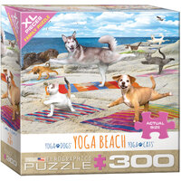 Eurographics - Yoga Beach Large Piece Puzzle 300pc