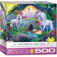 Eurographics - Unicorns in Fairy Land Large Piece Puzzle 500pc