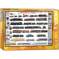 Eurographics - History of Trains Puzzle 1000pce