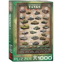 Eurographics - History of Tanks Puzzle 1000pc